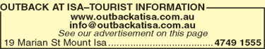 Outback At Isa-Tourist Information - South Australia Travel 2