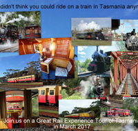 Great Rail Experiences  Tasmania Tour 2017 - South Australia Travel