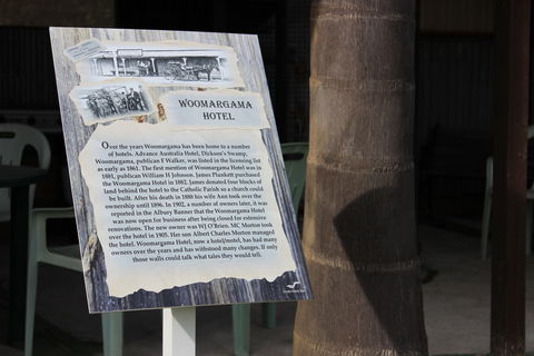 Woomargama Heritage Signs - South Australia Travel 1