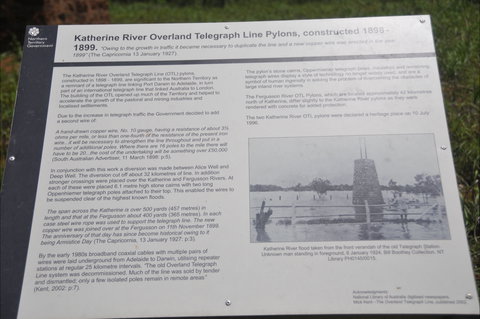 Katherine Overland Telegraph Pylons - South Australia Travel 2