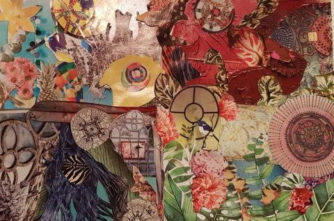 Online Live Streaming Class: Cut And Paste Creative Collage Fun - South Australia Travel 0