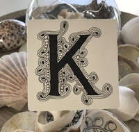 Online live streaming class Zentangle Art Embedded Letters - South Australia Travel