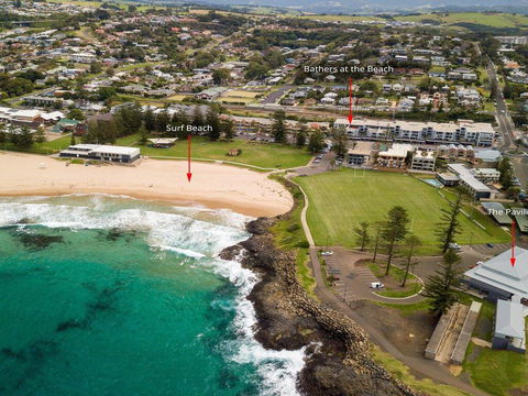 Bathers At The Beach - Across From Surf Beach - South Australia Travel 3